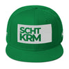 Snapback Hat - SCHTKRM 3D white Kelly green ein Produkt von SCHIETKRAM
