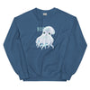Sweatshirt - Ghostopus by Wanderkraehe Indigo Blue ein Produkt von SCHIETKRAM
