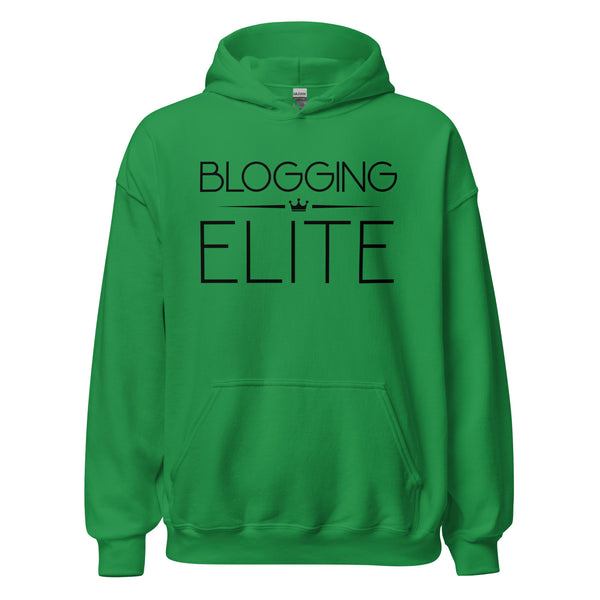 Hoodie Classic - Blogging Elite black Irish Green ein Produkt von SCHIETKRAM
