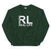 Sweatshirt - Real Life white Forest Green ein Produkt von SCHIETKRAM