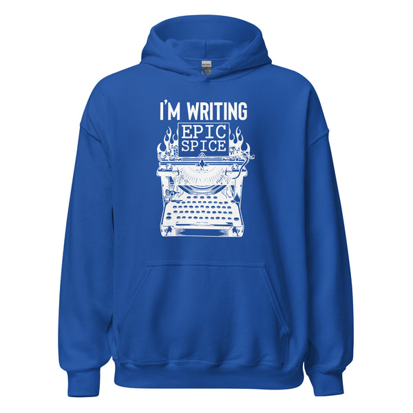 Hoodie Classic - I'm writing epic spice white Royal ein Produkt von SCHIETKRAM