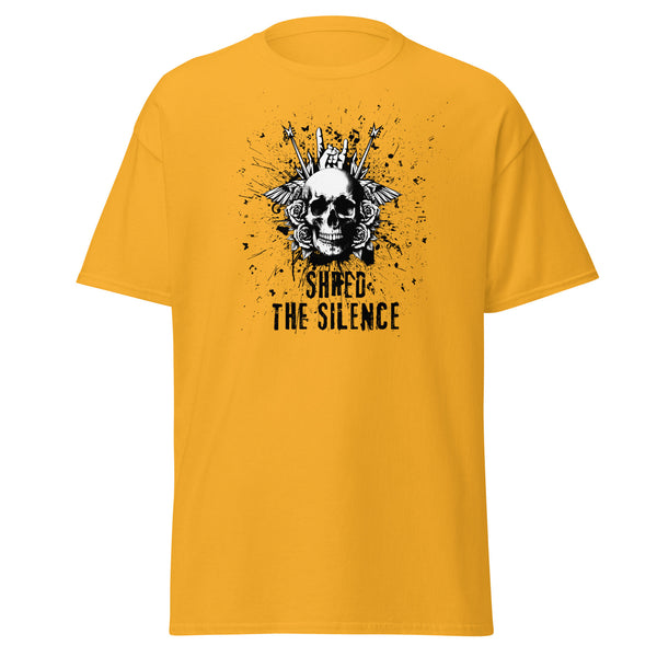 T-Shirt Classic - Shred the Silence Gold ein Produkt von SCHIETKRAM