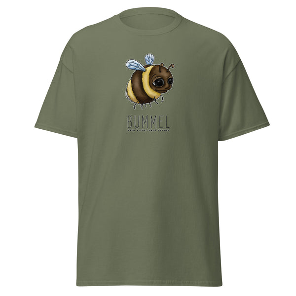 T-Shirt Classic - Bummel by Wanderkraehe Military Green ein Produkt von SCHIETKRAM