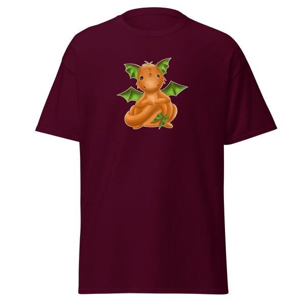 T-Shirt Classic - Kürben-Drache by Wanderkraehe Maroon ein Produkt von SCHIETKRAM