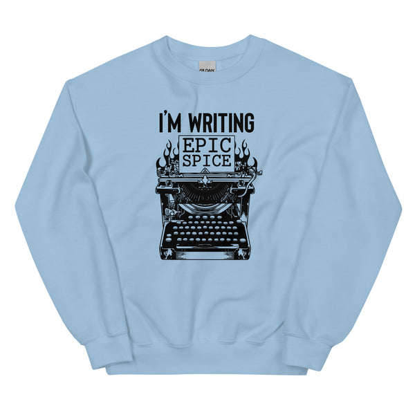 Sweatshirt - I'm writing epic spice black Light Blue ein Produkt von SCHIETKRAM