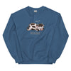 Sweatshirt - Mooonday by Wanderkraehe Indigo Blue ein Produkt von SCHIETKRAM