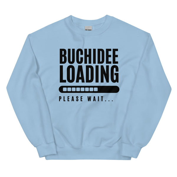 Sweatshirt - Buchidee Loading black Light Blue ein Produkt von SCHIETKRAM