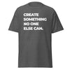T-Shirt Classic - Create something no one else can white Dark Heather ein Produkt von SCHIETKRAM