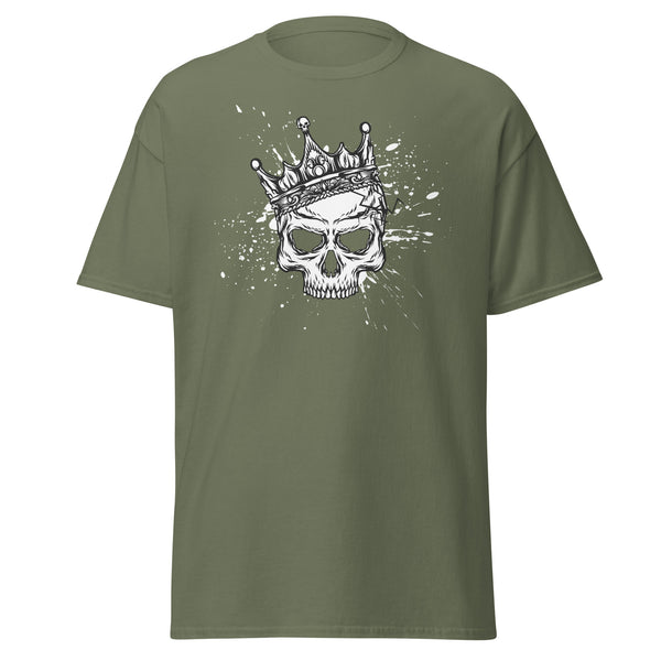 T-Shirt Classic - King Skull Military Green ein Produkt von SCHIETKRAM