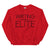 Sweatshirt - Writing Elite black Red ein Produkt von SCHIETKRAM