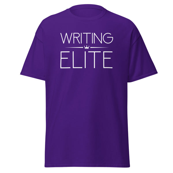 T-Shirt Classic - Writing Elite white Purple ein Produkt von SCHIETKRAM