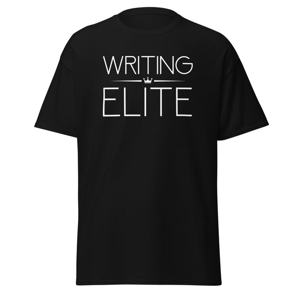 T-Shirt Classic - Writing Elite white Schwarz ein Produkt von SCHIETKRAM
