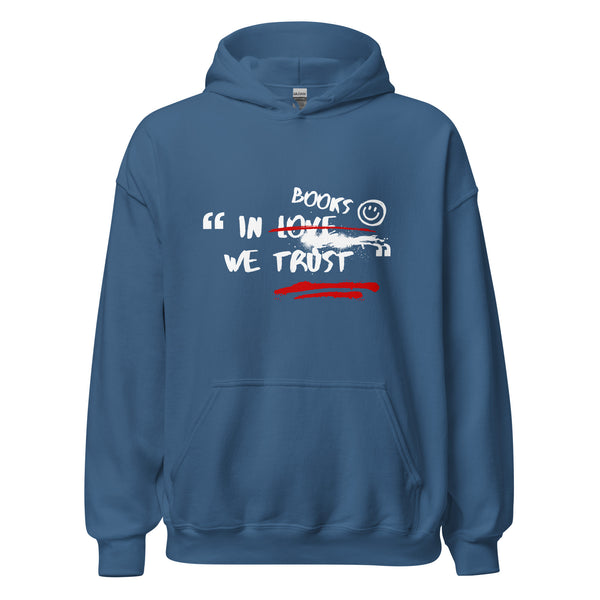 Hoodie Classic - In Books we trust Indigo Blue ein Produkt von SCHIETKRAM