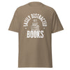T-Shirt Classic - Easily Distracted by Books white Brown Savana ein Produkt von SCHIETKRAM