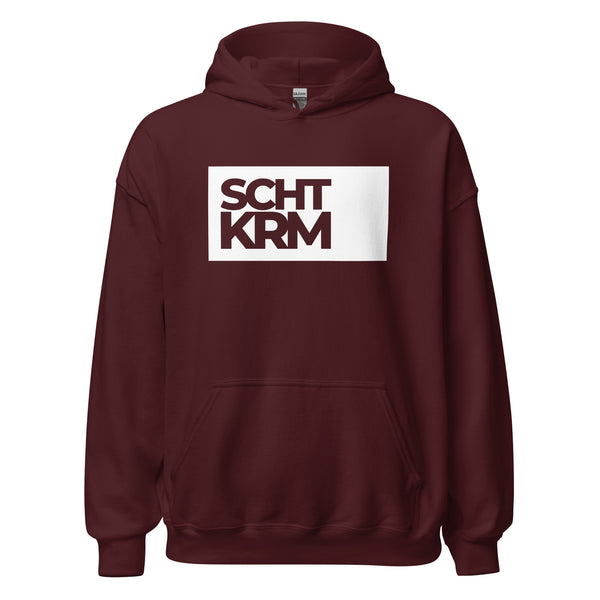Hoodie Classic - SCHTKRM white Maroon ein Produkt von SCHIETKRAM