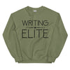 Sweatshirt - Writing Elite black Military Green ein Produkt von SCHIETKRAM