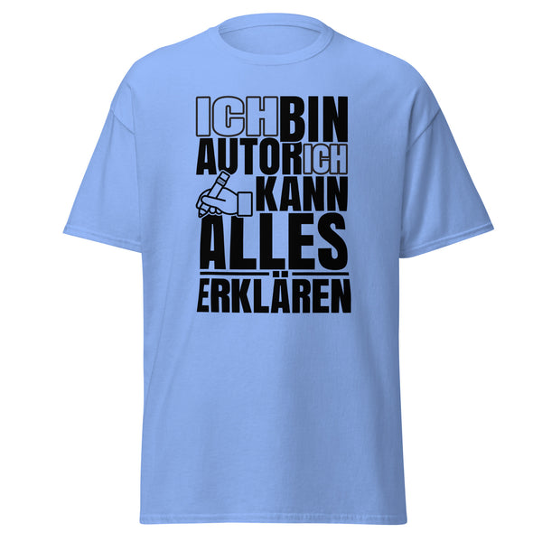 T-Shirt Classic - Ich kann alles erklären black Carolina Blue ein Produkt von SCHIETKRAM