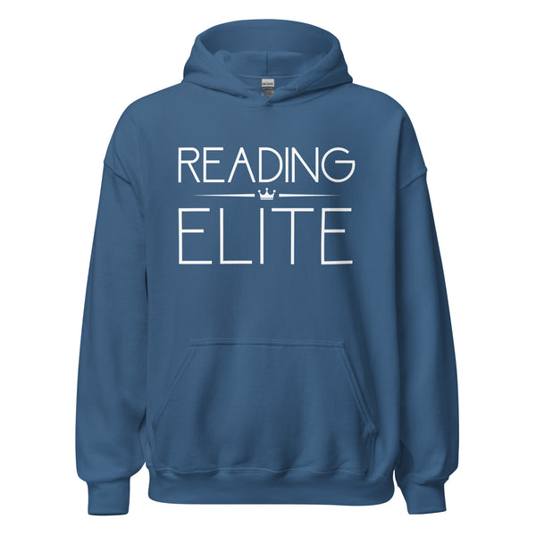 Hoodie Classic - Reading Elite white Indigo Blue ein Produkt von SCHIETKRAM