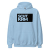 Hoodie Classic - SCHTKRM black Light Blue ein Produkt von SCHIETKRAM