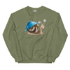 Sweatshirt - Schnegge by Wanderkraehe Military Green ein Produkt von SCHIETKRAM