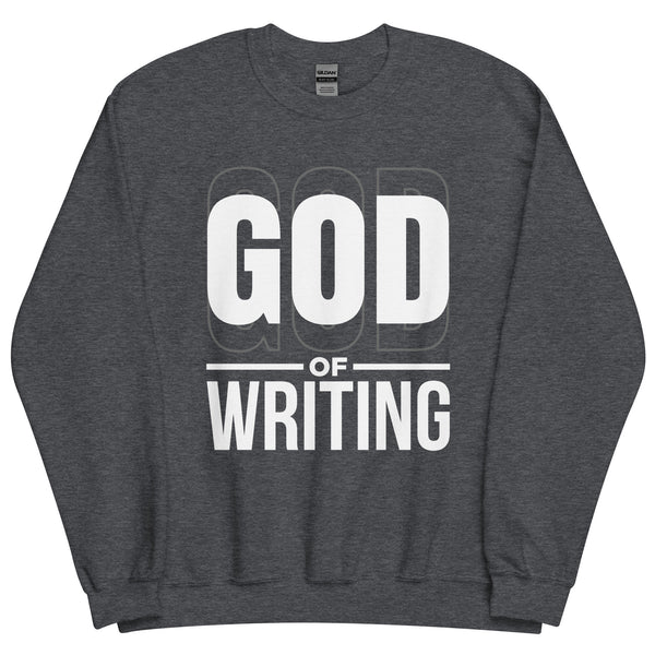 Sweatshirt - God of Writing Dark Heather ein Produkt von SCHIETKRAM