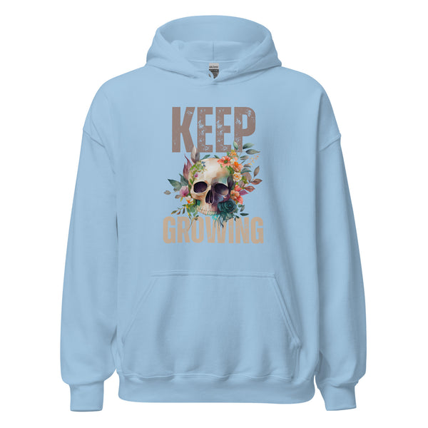 Hoodie Classic - Keep growing Light Blue ein Produkt von SCHIETKRAM