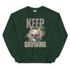 Sweatshirt - Keep Growing Forest Green ein Produkt von SCHIETKRAM