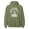 Hoodie Classic - Easily distracted by Books white Military Green ein Produkt von SCHIETKRAM