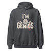 Hoodie Classic - I'm Genius Dark Heather ein Produkt von SCHIETKRAM