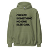 Hoodie Classic - Create something no one else can black Military Green ein Produkt von SCHIETKRAM