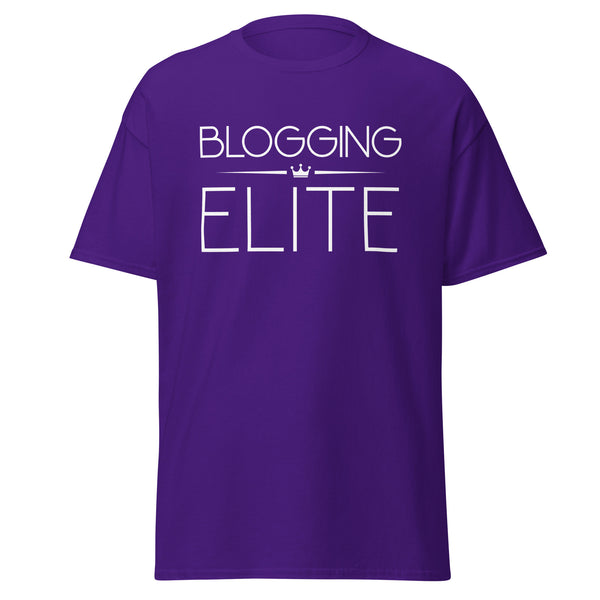 T-Shirt Classic - Blogging Elite white Purple ein Produkt von SCHIETKRAM
