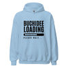 Hoodie Classic - Buchidee Loading black Light Blue ein Produkt von SCHIETKRAM