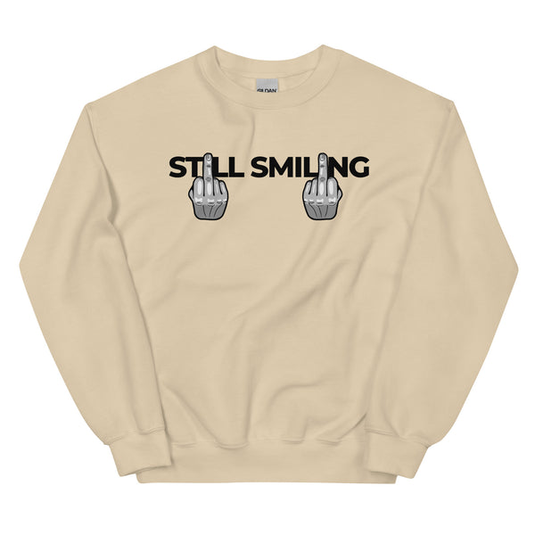 Sweatshirt - Still Smiling black Sand ein Produkt von SCHIETKRAM