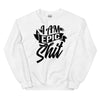 Sweatshirt - I am epic shit black White ein Produkt von SCHIETKRAM