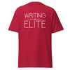 T-Shirt Classic - Writing Elite white Cardinal ein Produkt von SCHIETKRAM