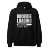 Hoodie Classic - Buchidee Loading white Schwarz ein Produkt von SCHIETKRAM