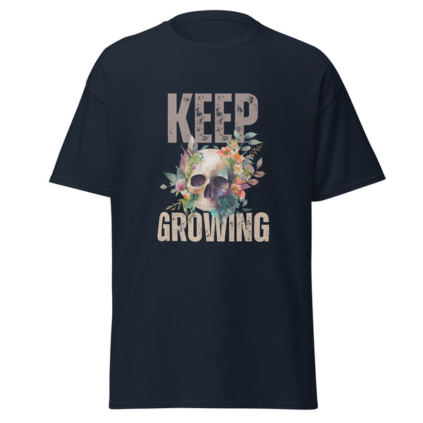 T-Shirt Classic - Keep Growing Navy ein Produkt von SCHIETKRAM