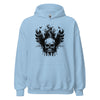 Hoodie Classic - Angry Skull Light Blue ein Produkt von SCHIETKRAM