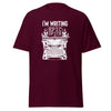 T-Shirt Classic - I'm writing epic spice white Maroon ein Produkt von SCHIETKRAM