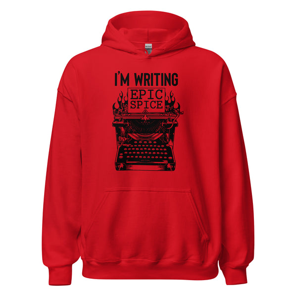 Hoodie Classic - I'm writing epic spice black Red ein Produkt von SCHIETKRAM