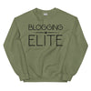 Sweatshirt - Blogging Elite black Military Green ein Produkt von SCHIETKRAM