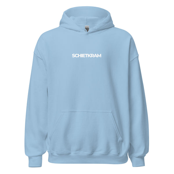 Hoodie Classic - SCHIETKRAM white Light Blue ein Produkt von SCHIETKRAM