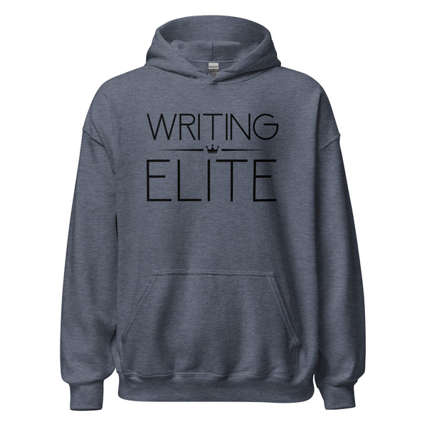 Hoodie Classic - Writing Elite black Heather Sport Dark Navy ein Produkt von SCHIETKRAM
