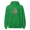 Hoodie Classic - Weihnachts-Katze Lichterkette by Wanderkraehe Irish Green ein Produkt von SCHIETKRAM