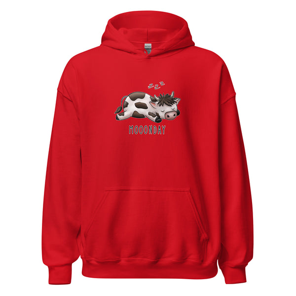 Hoodie Classic - Mooonday by Wanderkraehe Red ein Produkt von SCHIETKRAM
