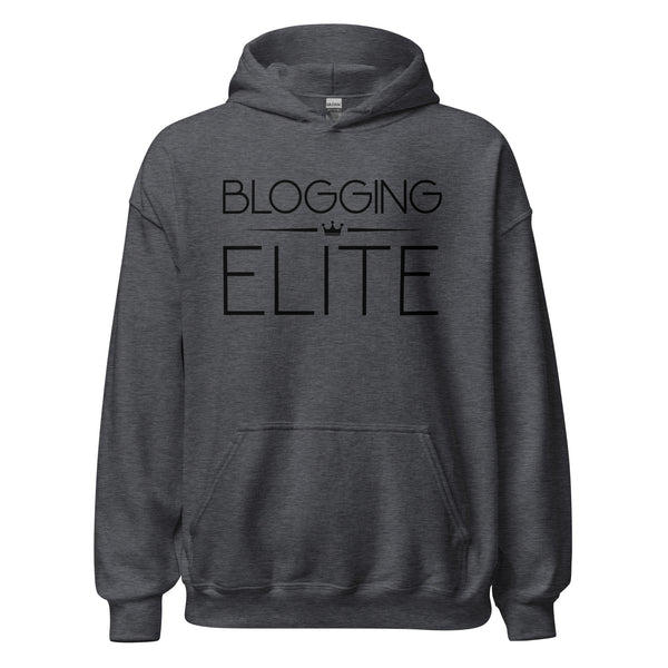 Hoodie Classic - Blogging Elite black Dark Heather ein Produkt von SCHIETKRAM