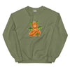 Sweatshirt - Kürben-Drache by Wanderkraehe Military Green ein Produkt von SCHIETKRAM