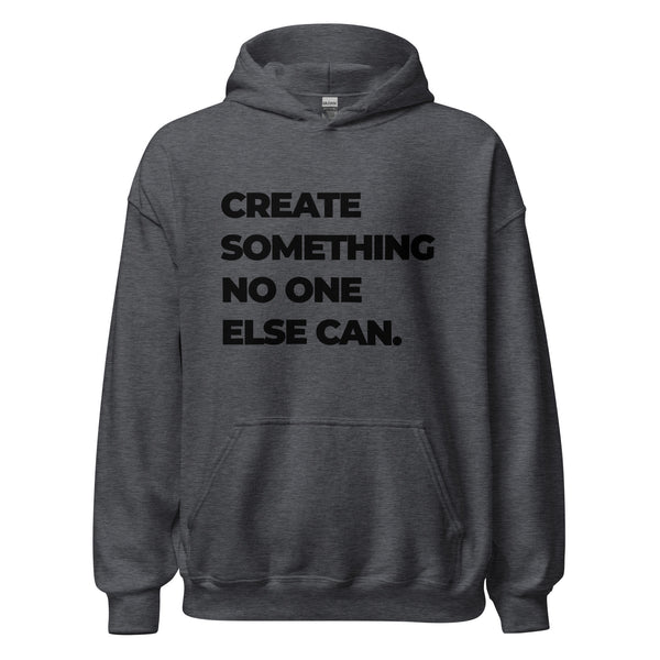 Hoodie Classic - Create something no one else can black Dark Heather ein Produkt von SCHIETKRAM