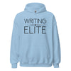Hoodie Classic - Writing Elite black Light Blue ein Produkt von SCHIETKRAM