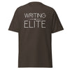 T-Shirt Classic - Writing Elite white Dark Chocolate ein Produkt von SCHIETKRAM